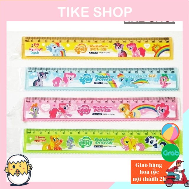 Thước kẻ học sinh hình dễ thương 15cm