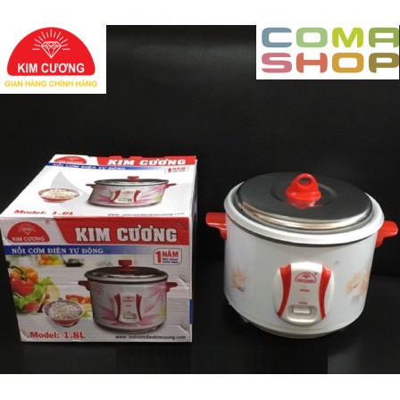 KC 1.2L - NỒI CƠM ĐIỆN KIM CƯƠNG NẮP RỜI 1.2L (3 NGƯỜI ĂN) BẢO HÀNH CHÍNH HÃNG 12 THÁNG