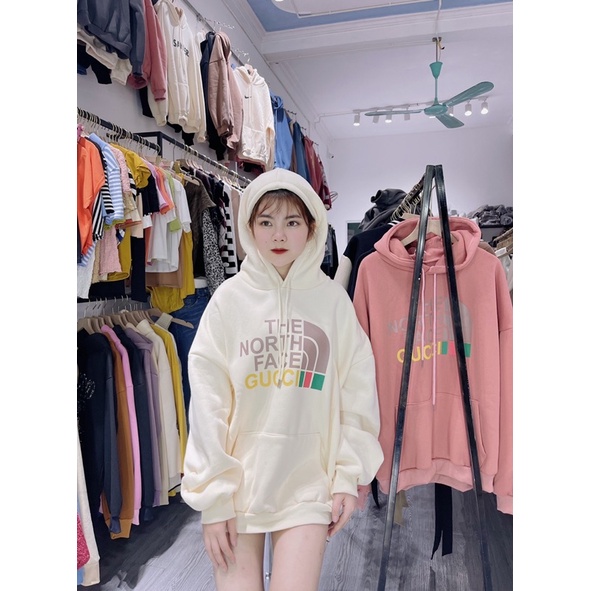 Áo nỉ hoodies mũ 2 lớp in chữ