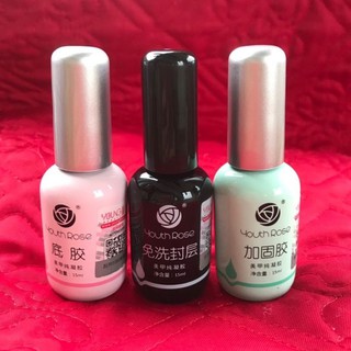 Base , top , cứng móng hoa hồng