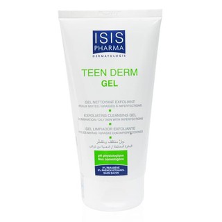 ISIS Pharma Teen Derm Gel 150ml - Gel rửa mặt giảm nhờn ngừa mụn