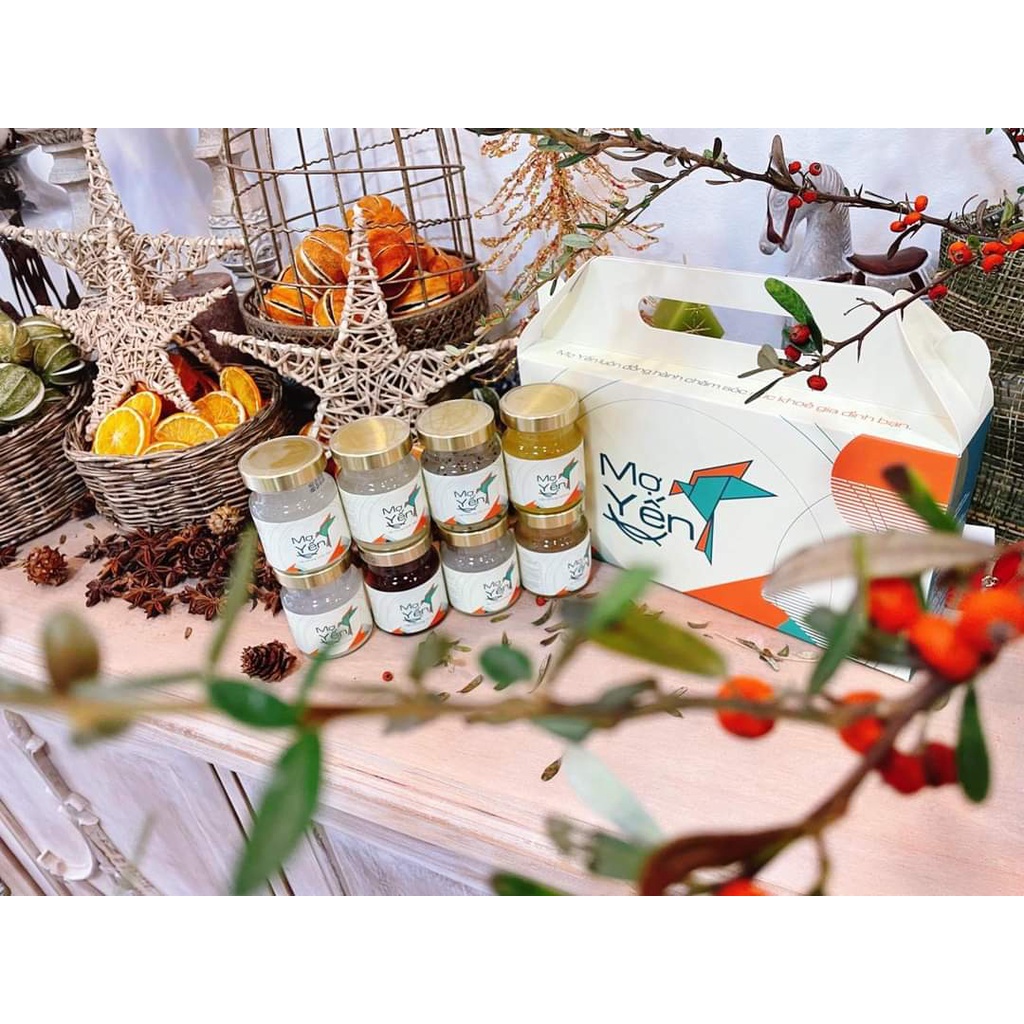 Mợ Yến- Yến tươi chưng sẳn- Combo 10 hũ yến chưng tứ vị chứa 25%