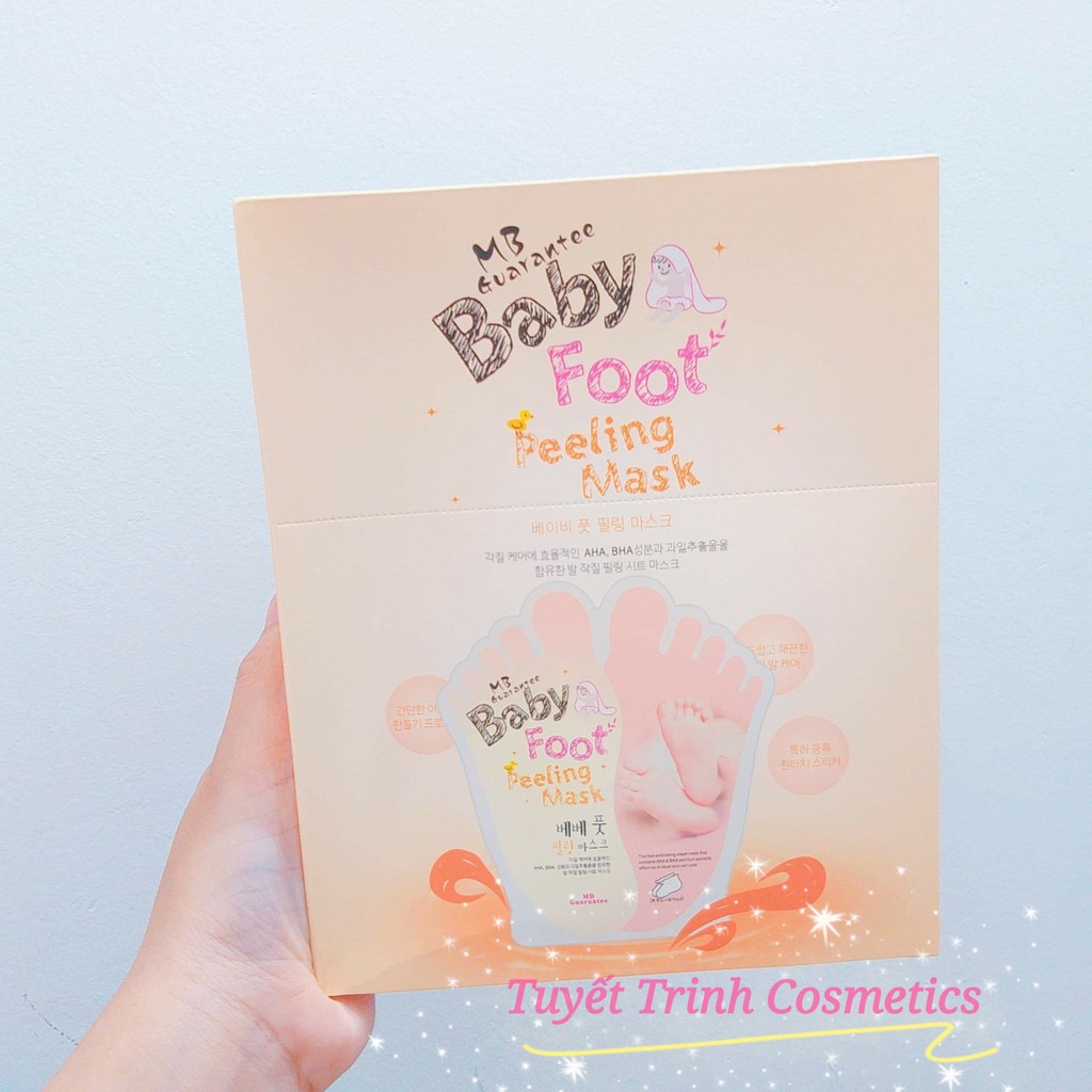 Mặt Nạ Ủ Da Chân Baby Foot Peeling Mask MẪU MỚI