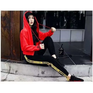 Quần sọc off-white freesize <65kg 💕💕💕
