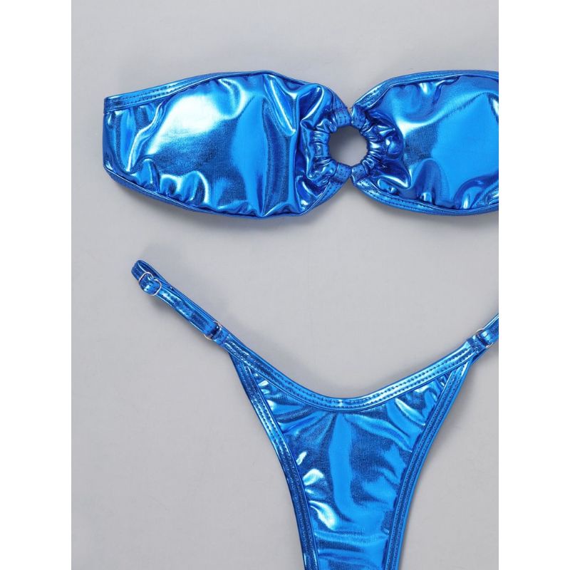 Bikini Quay Khoen Nhũ Bóng Metallic Swimwear | BigBuy360 - bigbuy360.vn