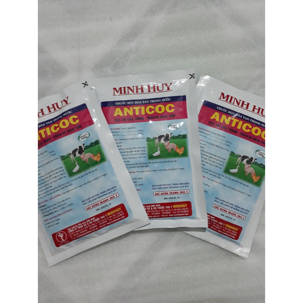 ANTICOC - CẦU TRÙNG, PHÂN RA MÁU TƯƠI