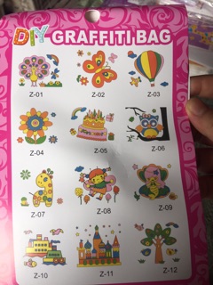 Tranh Túi tô màu