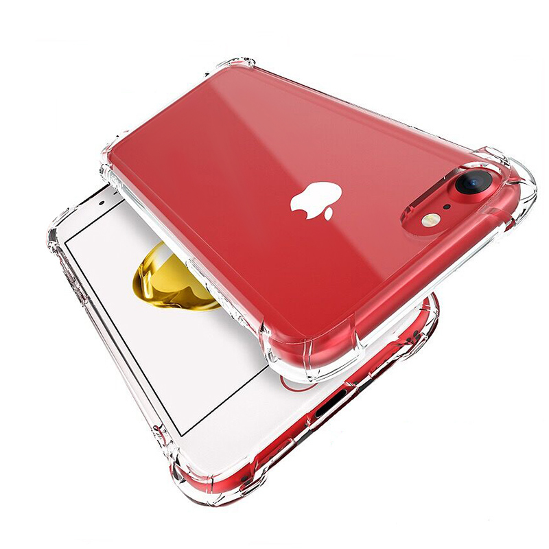 Ốp điện thoại trong suốt chống sốc iPhone 11 12 Mini Pro X Xs Max 7 8 6 6s Plus Xr 5 5s SE 2020 SE2 #bin.case#