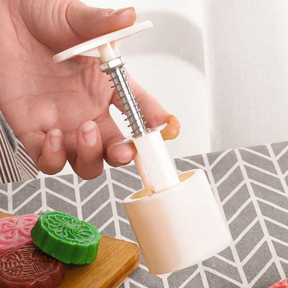 Khuôn Làm Bánh Trung Thu / Bánh Trung Thu Hình Tròn 3D DIY Siêu Bền Tiện Dụng Cho Nhà Bếp