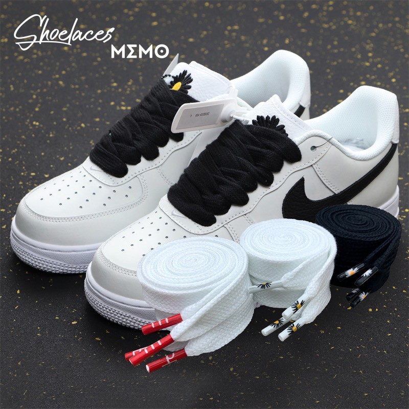 [Mã FAMAYMA2 giảm 10K đơn 50K] [ Shoelaces x Memo ] Dây Giày Nike Hoa Cúc GD- Dây Giày Nike Air Force 1 Paranoise