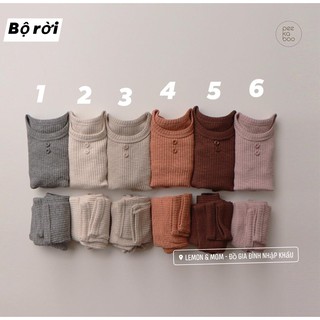 BỘ QUẦN ÁO VANILA RỜI - PEEKABOO 2020