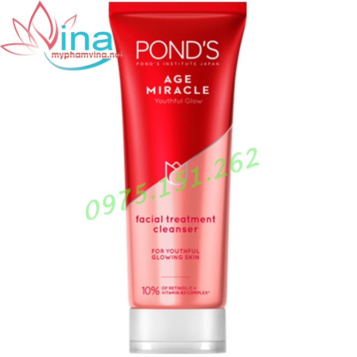 Sữa rửa mặt ngăn ngừa lão hóa Ponds Age Miracle 100ml