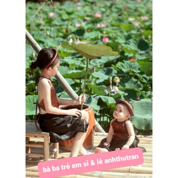 Yếm đào truyền thống bé gái 3 màu