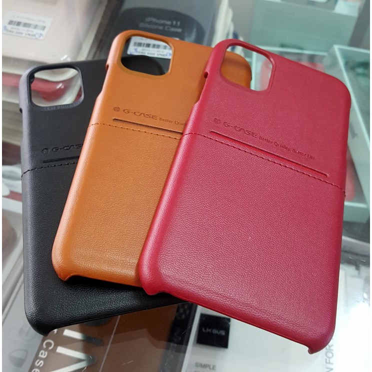 🌿🌿Ốp Lưng Da iPhone 11🌿🌿Ốp Lưng iPhone 11 Dạng Da Hiệu G-Case Chính Hãng