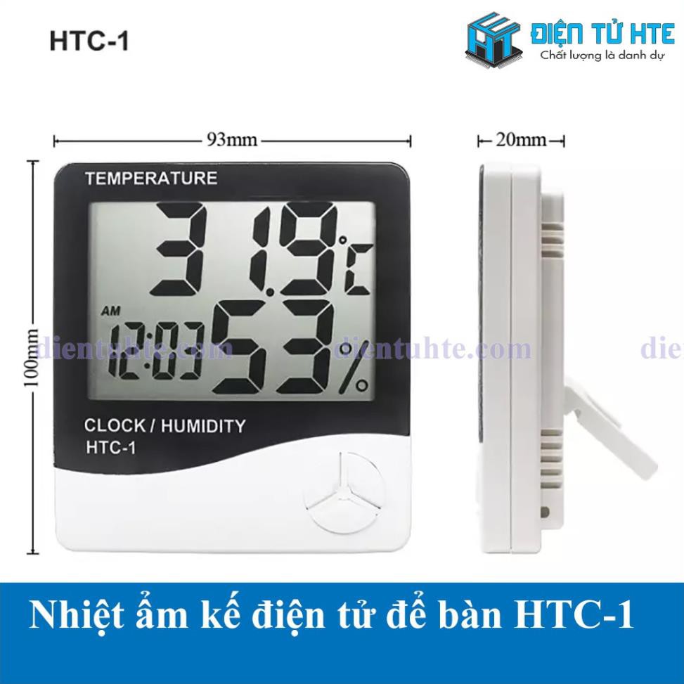 Nhiệt ẩm kế để bàn HTC-1 [HTE Quy Nhơn CN2]