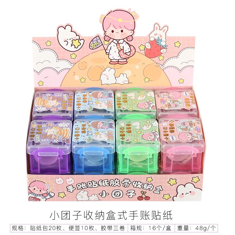Hộp washi tape mini mẫu mới cưng xỉu