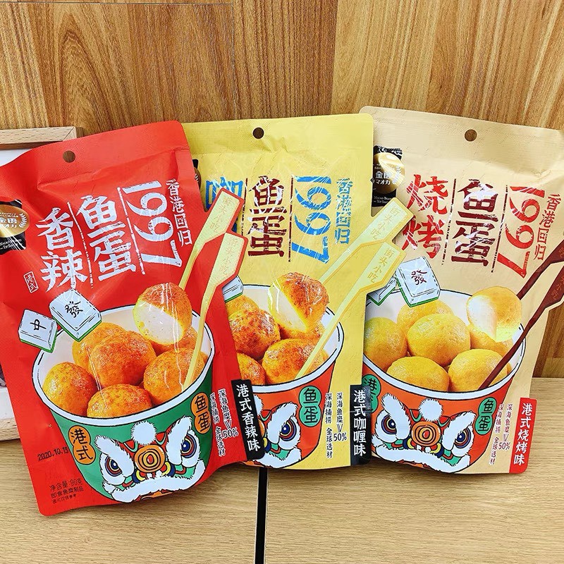 Chả cá viên ăn liền gói 90gram sẵn 3 vị thơm ngon | BigBuy360 - bigbuy360.vn