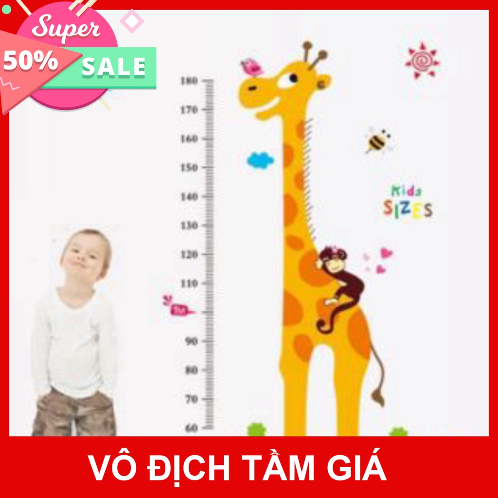FREESHIP!!!!  Decal Đo Chiều Cao Cho Bé