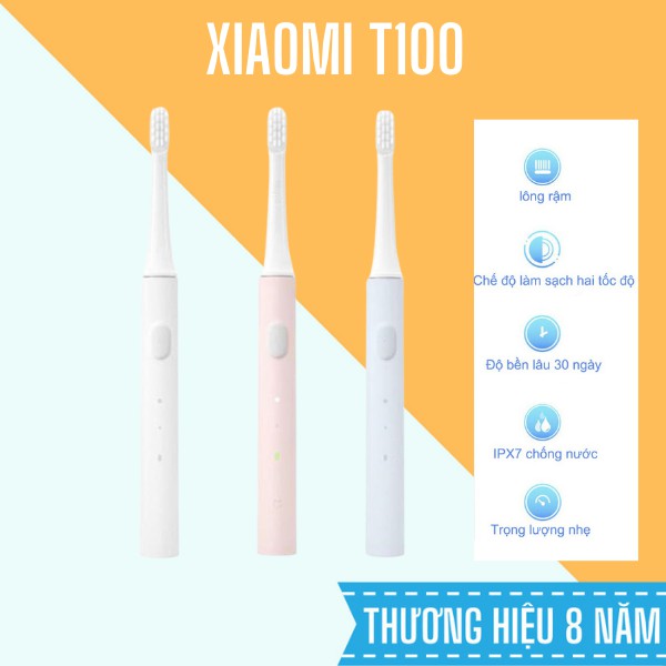 Bàn chải điện Xiaomi T100 - Bảo hành 1 đổi 1