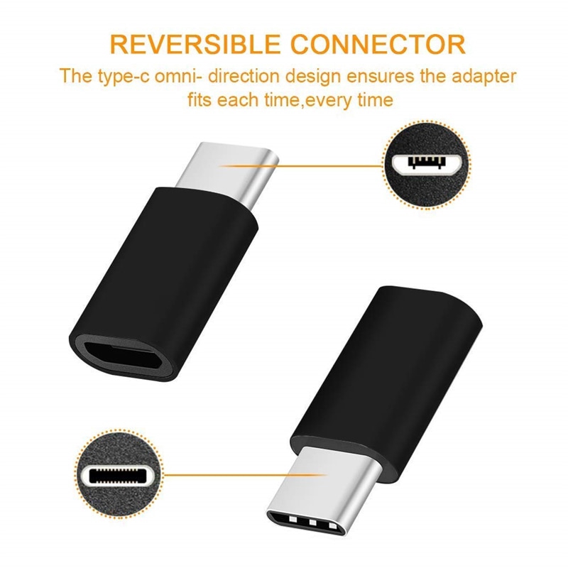 Dây Cáp Sạc Chuyển Đổi Dữ Liệu Micro Usb Sang Type C Cho Điện Thoại Android Huawei Samsung Xiaomi