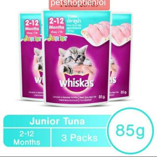 Pate mèo whiskas junior combo 24 gói