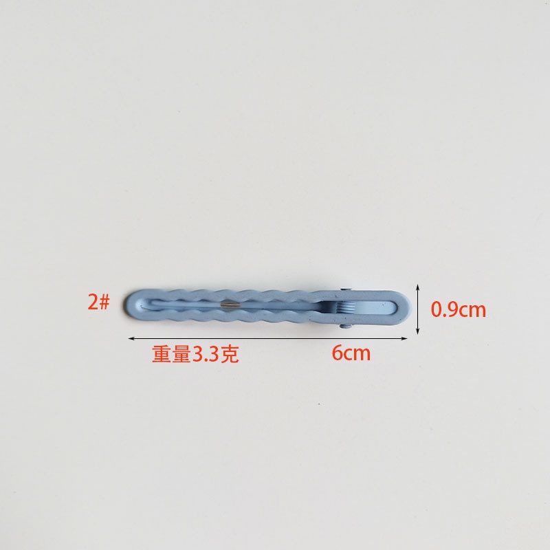 Kẹp Tóc Mỏ Vịt Bằng Kim Loại Màu Sắc Ngọt Ngào Phong Cách Hàn Quốc