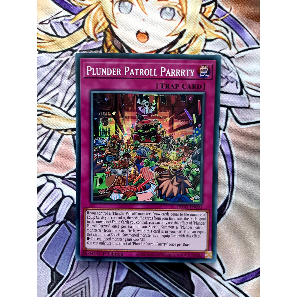 [ Đỗ Lạc Shop ] Thẻ Bài Yugioh Trap Plunder Patroll Parrrty - ETCO-EN091 - Super