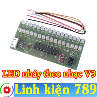 Mạch LED nháy theo nhạc V3 2 kênh 32LED