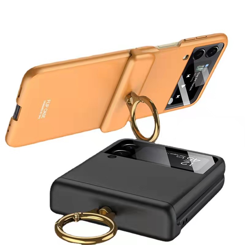 Ốp Điện Thoại Nhựa Từ Tính Bảo Vệ Màn Hình Cho Samsung Galaxy Z Flip 4 Flip 3 5G