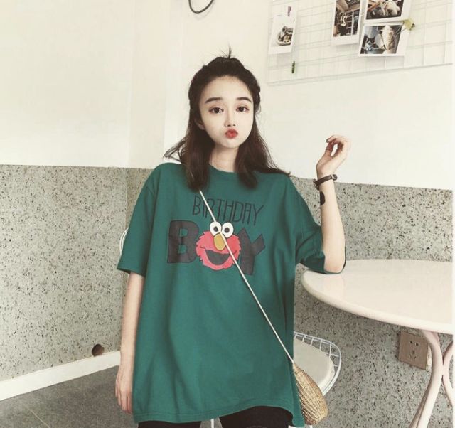 Áo thun tay lỡ Unisex BirthDay Boy