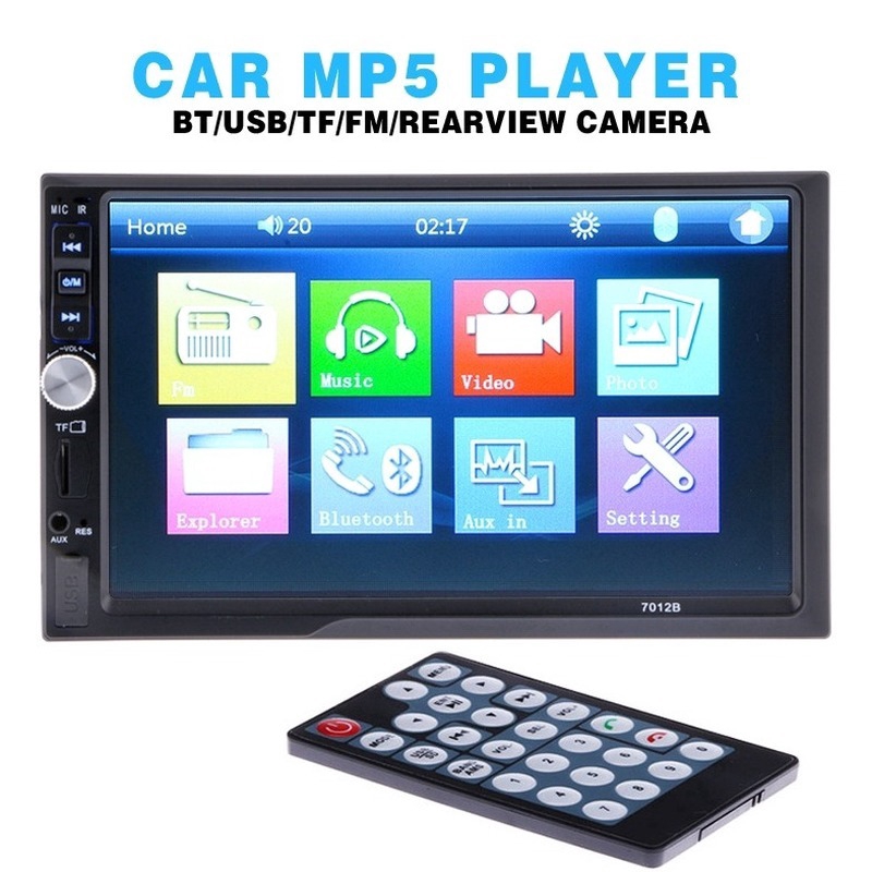 Máy nghe nhạc MP5 màn hình cảm ứng 7inch đa chức năng cho xe ô tô