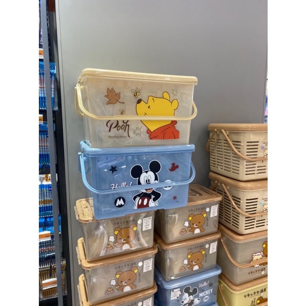 Thùng nhựa để đồ gấu Pooh