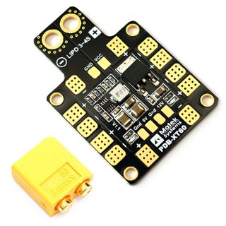 - mạch chia nguồn matek kèm jack xt60 có bec 5v & 12v cho quadcopter drone fpv