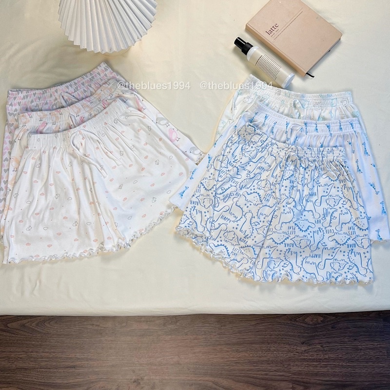 Quần Đùi Ngủ, Quần Ngủ Nữ Thái Lan Cotton Nhiều Hình