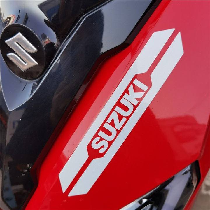 SUZUKI Xe mô tô Nhãn dán phản chiếu Giảm xóc Decal Phụ kiện sửa đổi Đối với xe tay ga Suzuki