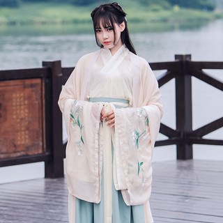 Hán phục thắt eo Đậu khấu hoa liên