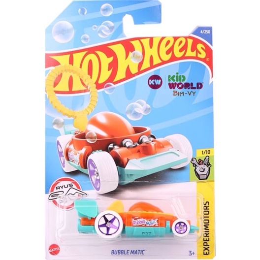 Xe mô hình Hot Wheels basic Bubble Matic HCV46, 40k.