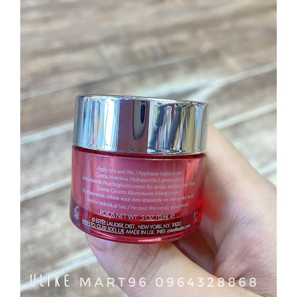 Kem lựu Estee Lauder mini Nutritious dưỡng sáng chống lão hóa da