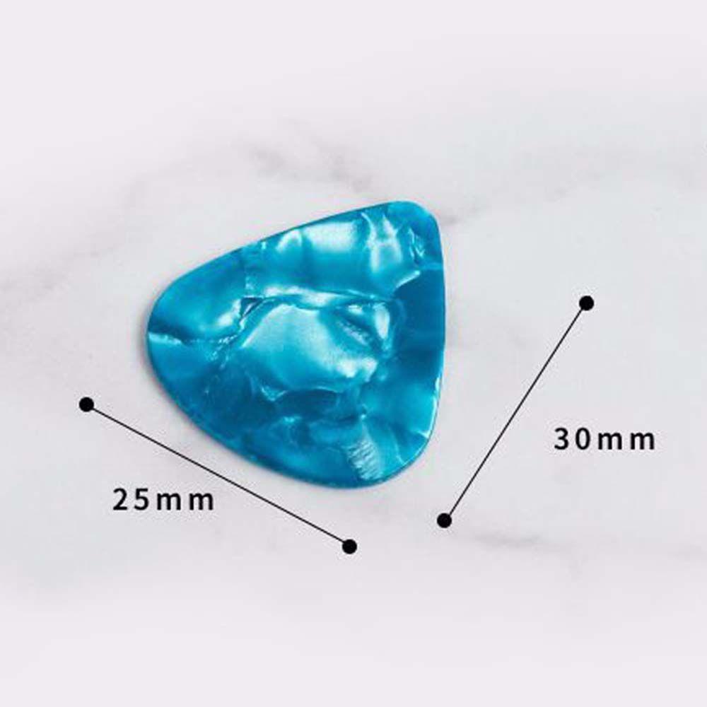 30 Miếng Gảy Đàn Guitar 0.46mm 0.71mm 0.96mm Nhiều Màu Sắc