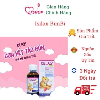 Isilax BimBi đánh bay táo bón ở trẻ ( sản phẩm không phải là thuốc không có tác dụng thay thế thuốc chưa bệnh)