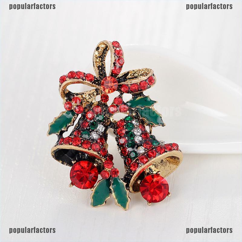 Ghim cài áo hình chuông giáng sinh đẹp mắt