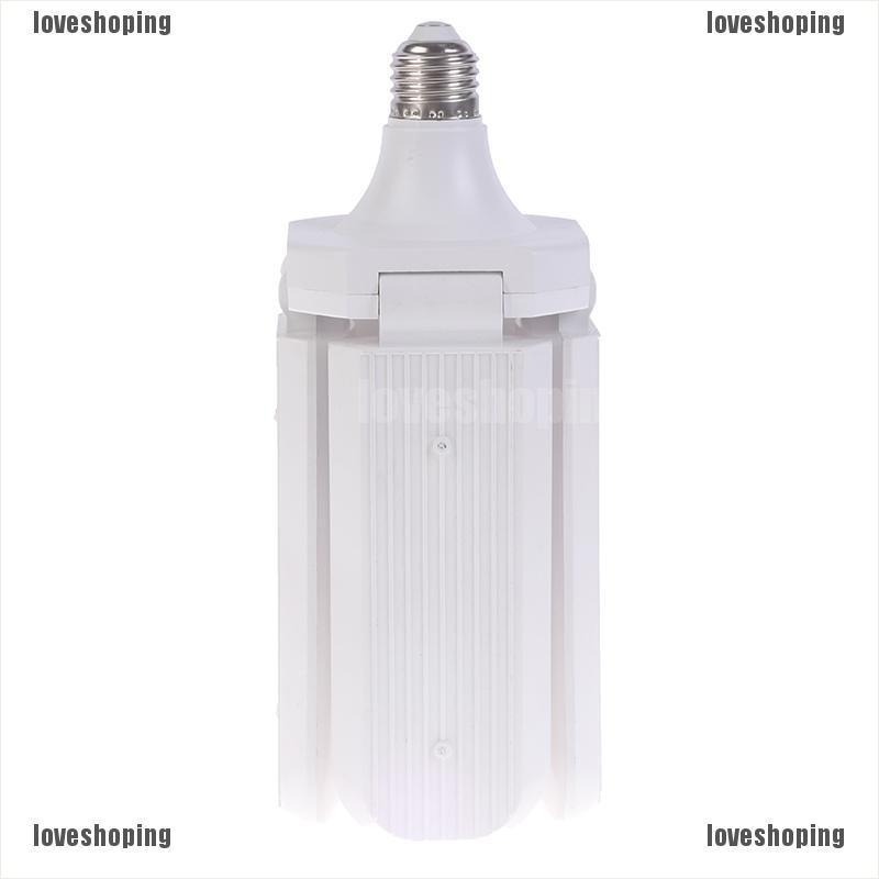 [Love] E27 Deformable LED Garage Light Bulb Ceiling Fixture Lights Shop Workshop Lamp