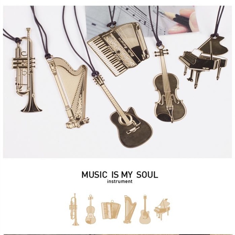 1 Dụng Cụ Đánh Dấu Trang Sách Mạ Vàng 18K Hình Chiếc Lá Tiện Dụng C6832