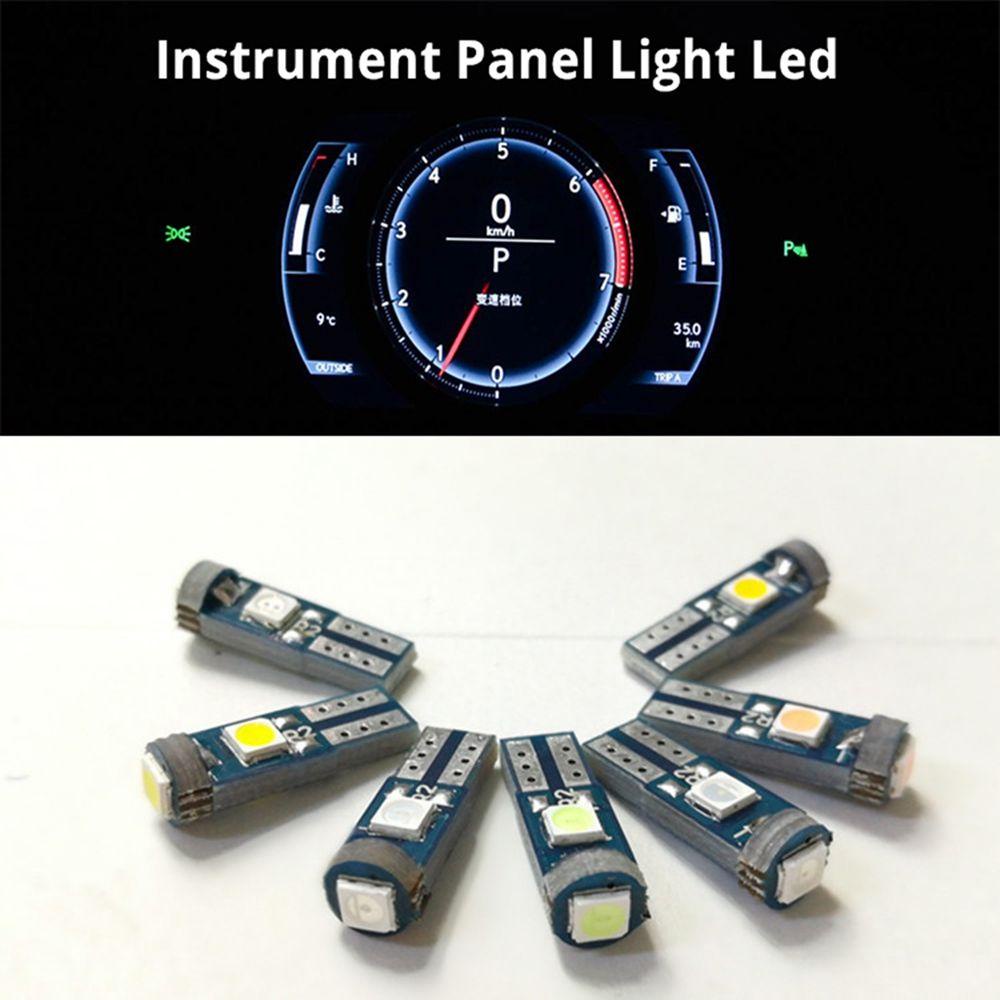 Set 10 Đèn LED Cảnh Báo Siêu Sáng 3030 Gắn Bảng Điều Khiển Dành Cho Ô Tô