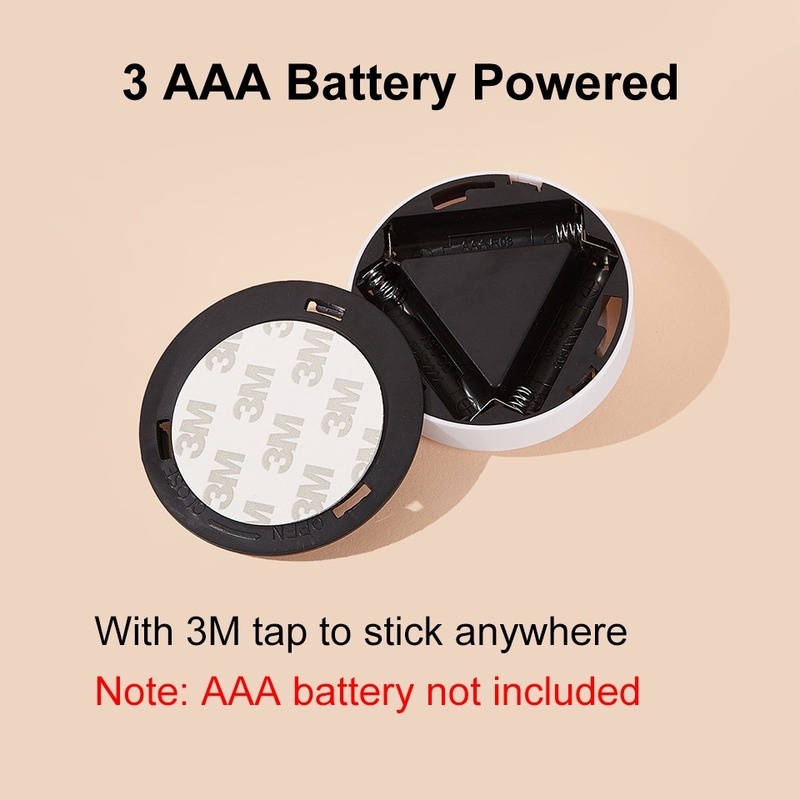 Đèn LED Tròn Chiếu Hoàng Hôn / Phòng Khách / Phòng Ngủ Tự Dính Dùng Pin