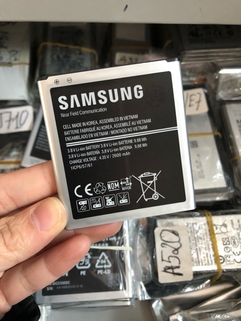 Pin Samsung G530/J2 Prime/J500/J320 chính hãng, BH 6 tháng
