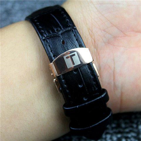 Dây Đeo Đồng Hồ Da Khóa Bướm Tissot 1853 T41T063 series 19 Cho Nam