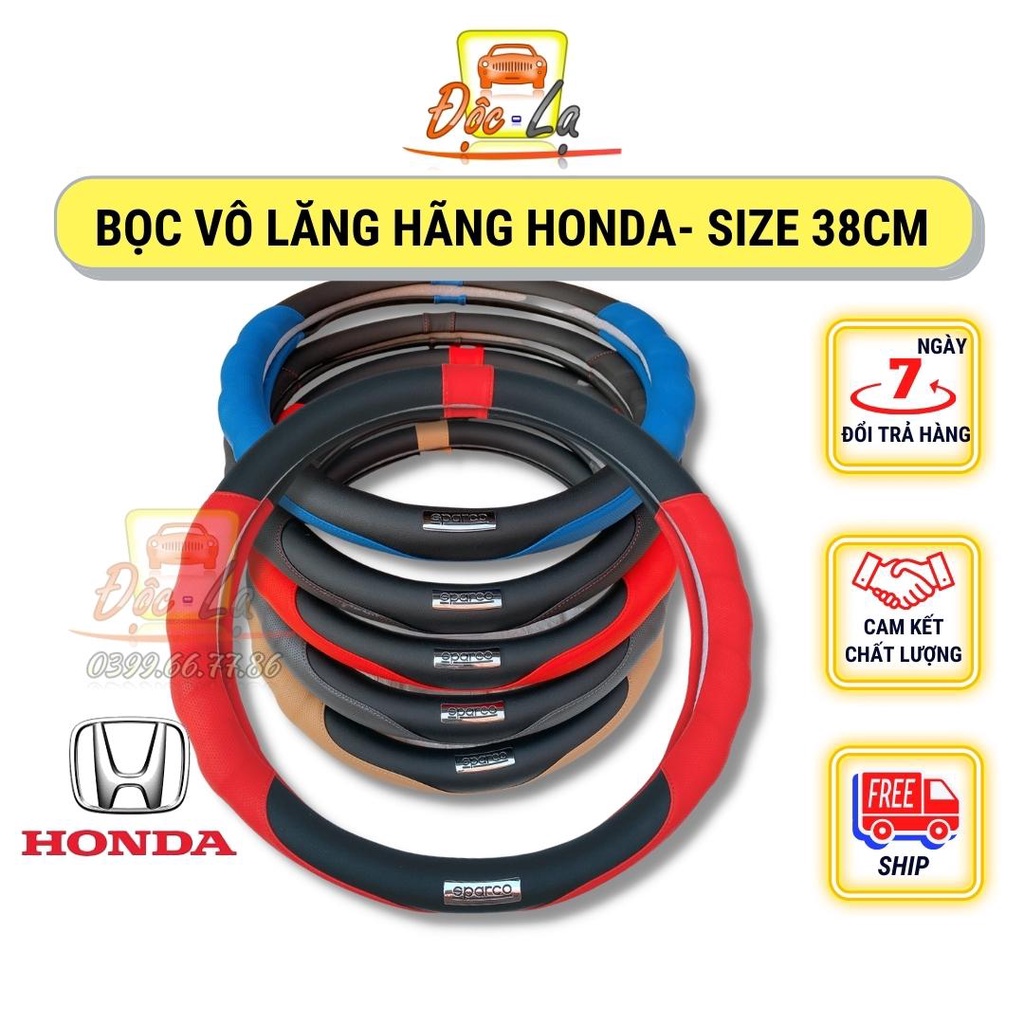 Bọc vô lăng HONDA Brio, City, CRV, HRV, Accord, Jazz