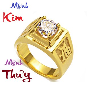 nhẫn phong thủy mệnh Kim, nhẫn phong thủy mệnh Thủy