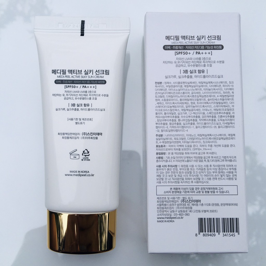 Kem Chống Nắng Medi Peel Active Silky Sun Cream SPF50+/PA++ | BigBuy360 - bigbuy360.vn